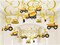 30PCS Construction Hanging Swirls Decorations - Car Excavator Bulldozer Birthday Party Ceiling Swirls Decor for Birthday Party, Baby Shower